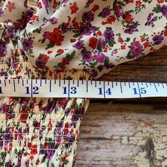Code x Mode • Nordstrom • Floral Smock Top • Sz XS • NWT! - Picture 6 of 8